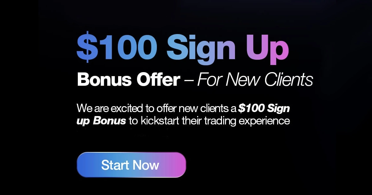 Claim your $100 Free Bonus for Forex Accounts New
