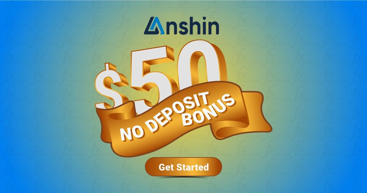AnshinFX $50 No Deposit Bonus Sign Up And Trade Today