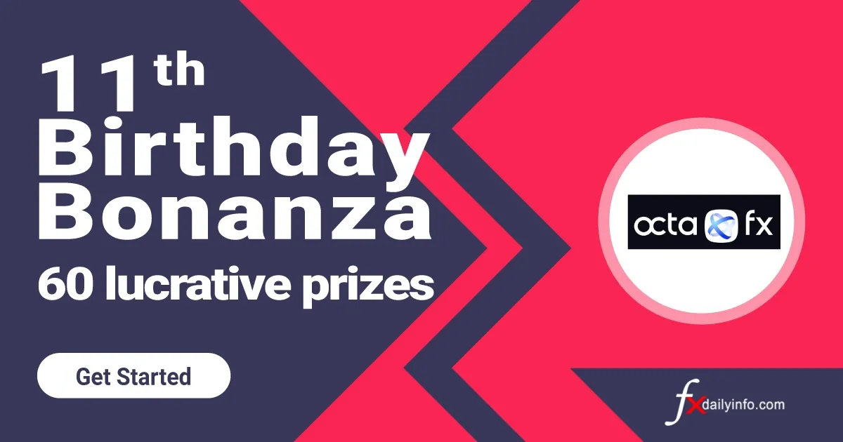 OctaFX 11th Birthday Contest (60 Prizes)